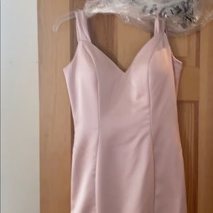 2-New never worn bridesmaid or Evening or special occasion dresses blush color.